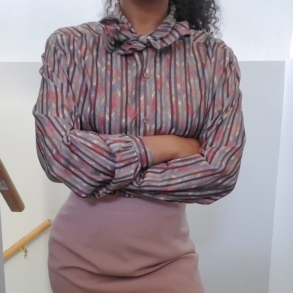 Vintage 70s button down top